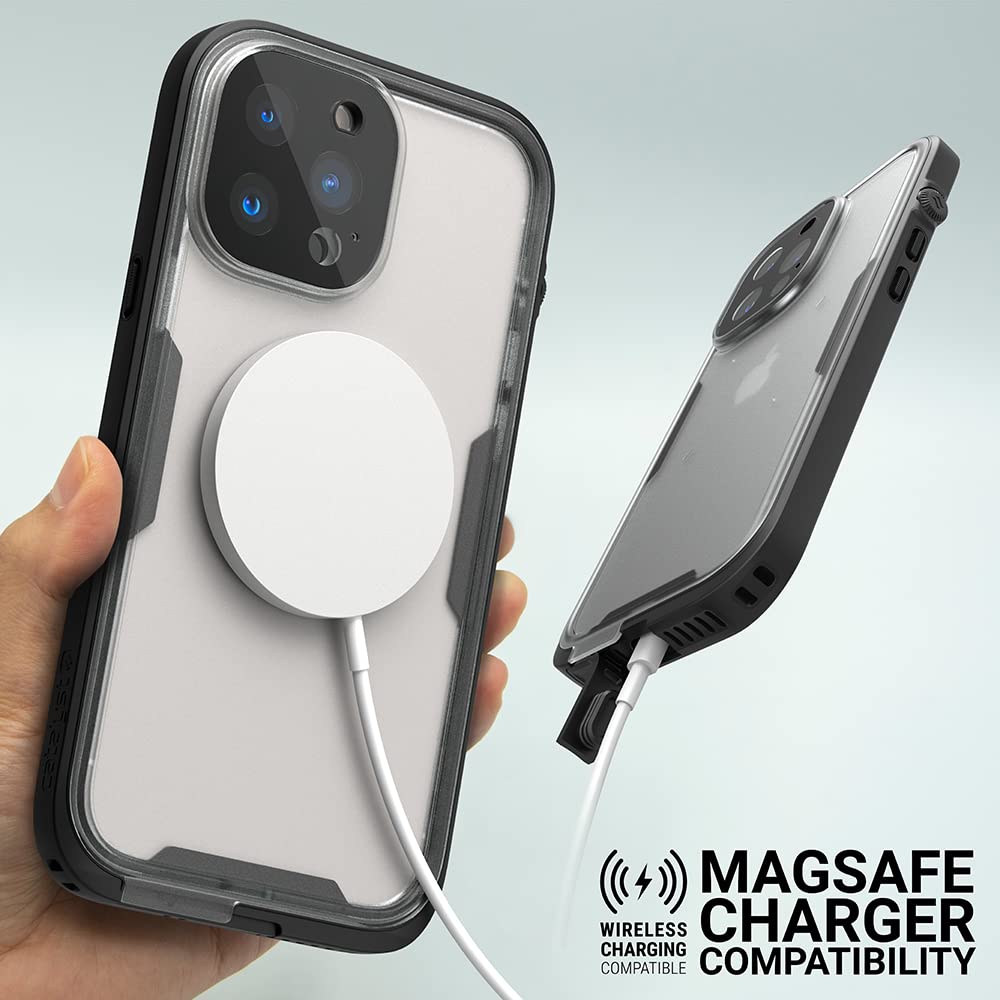 Catalyst Waterproof Case for iPhone 13 Pro Max - 5X More Waterproof Protection, Shockproof & Drop Resistant (Survives 65% Higher Drops), Responsive Touch Screen & Face ID Compatible - Perfect for Outdoor Adventures, Swimming & Extreme Sports (Black)