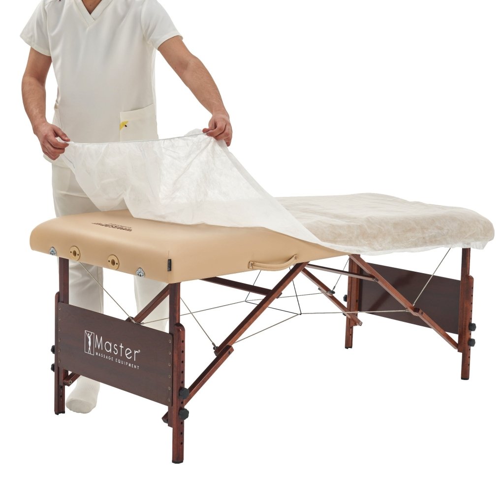 Disposable Massage Table Covers (Pack of 10) - Waterproof & Hygienic Fitted Sheets for Professional Spa, Salon, and Home Use - Perfect for Deep Tissue, Swedish, and Sports Massage Therapy