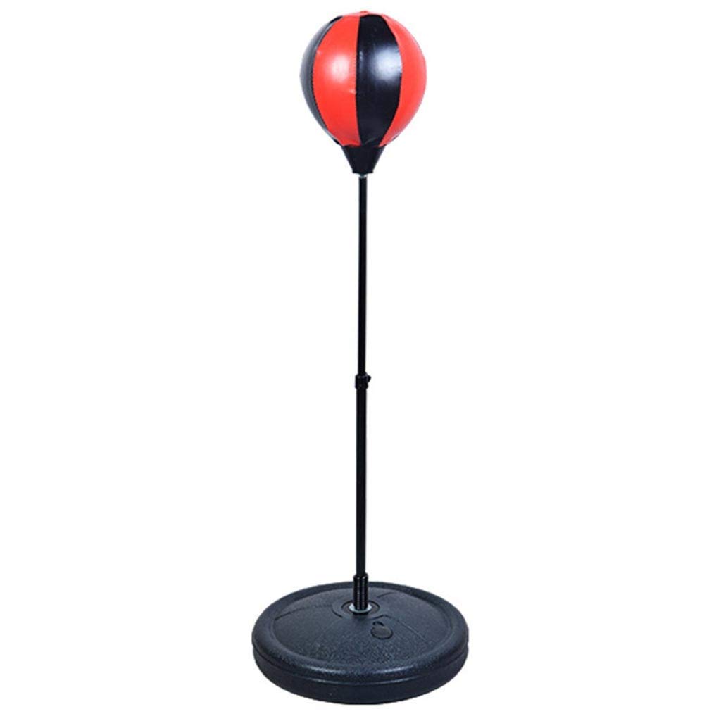 Free Standing Punching Bag - 70-105cm Heavy Duty Training Bag for Boxing, Martial Arts & Fitness | Adjustable Stand Tower Bag for Home Gym, MMA Practice & Strength Training (Black)