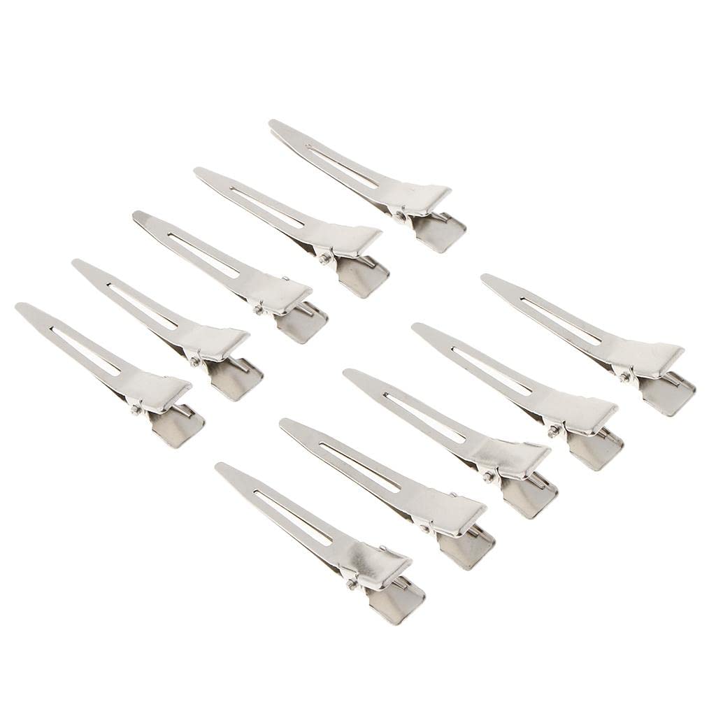 LOSA 100pcs Alligator Hair Clips - Metal Duck Bill Sectioning Clips for Styling