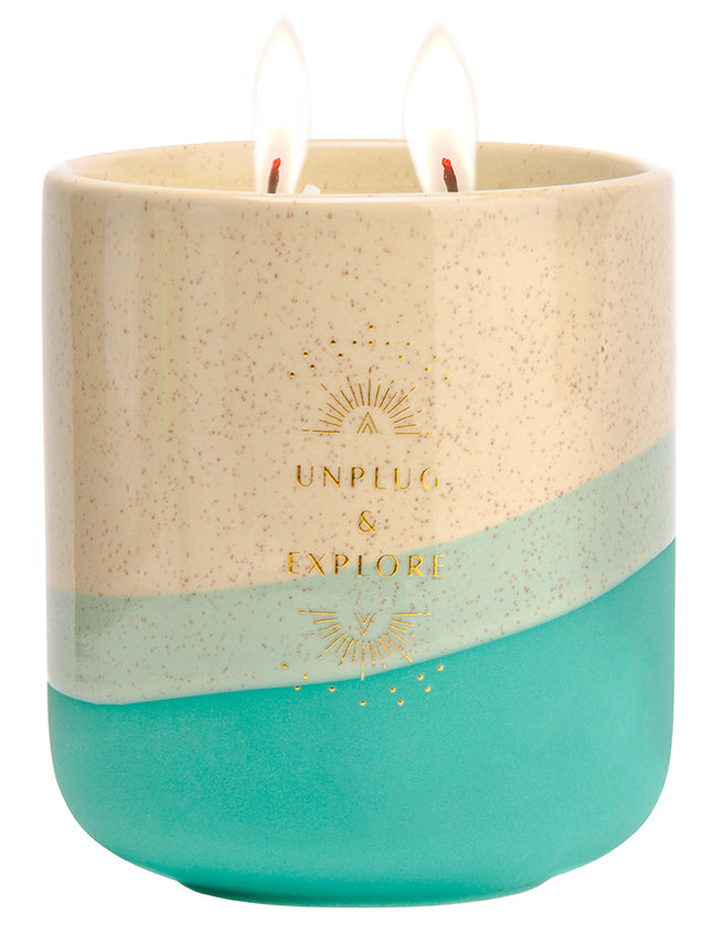 Unplug: Premium Scented Candle - Relaxing Aromatherapy for Home, Spa & Meditation | Soy Wax Candles for Stress Relief & Mood Enhancement