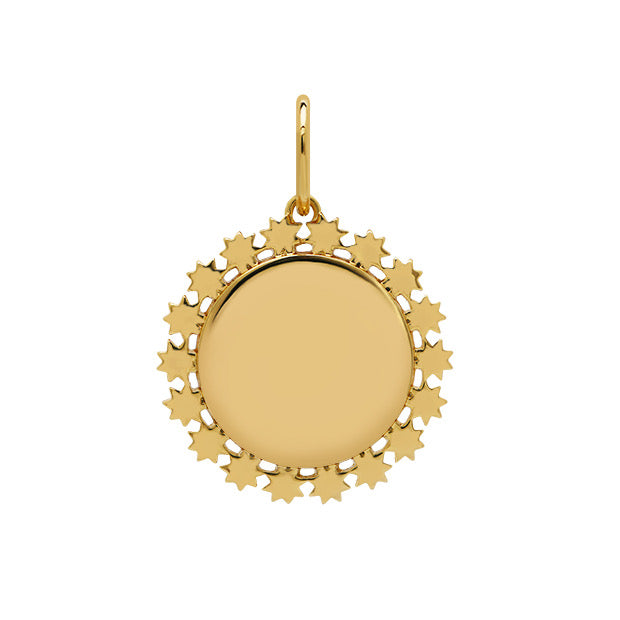 Goldbug Collection Small Star Edge Pendant Necklace - Dainty Gold Star Charm Jewelry for Women - Perfect for Everyday Wear, Gift Giving & Special Occasions