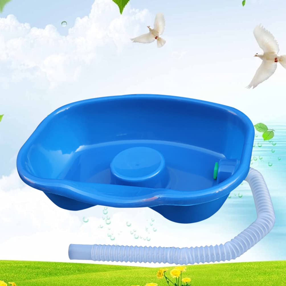 HEALLILY Portable Shampoo Tub - Adjustable Hair Washing Tray for Bedridden Patients, Elderly Care, and Post-Surgery Recovery | Lightweight Shampoo Basin for Home Healthcare, Nursing Homes & Hospitals
