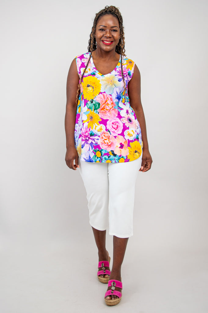 Premium Jackie Tank Top for Women - Soft Francisco Style Bamboo Fabric - Perfect for Yoga, Travel & Casual Wear