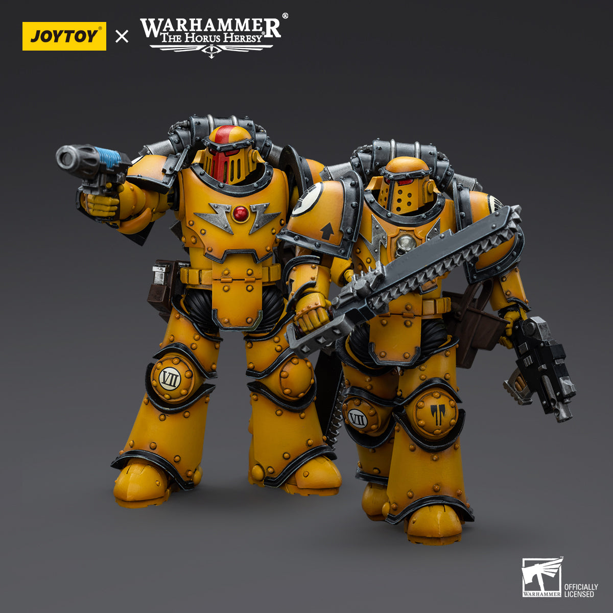 JOYTOY 1/18 Warhammer The Horus Heresy Imperial Fists Legion MkIII Despoiler Squad Action Figure - Collectible Miniature for Tabletop Gaming & Display