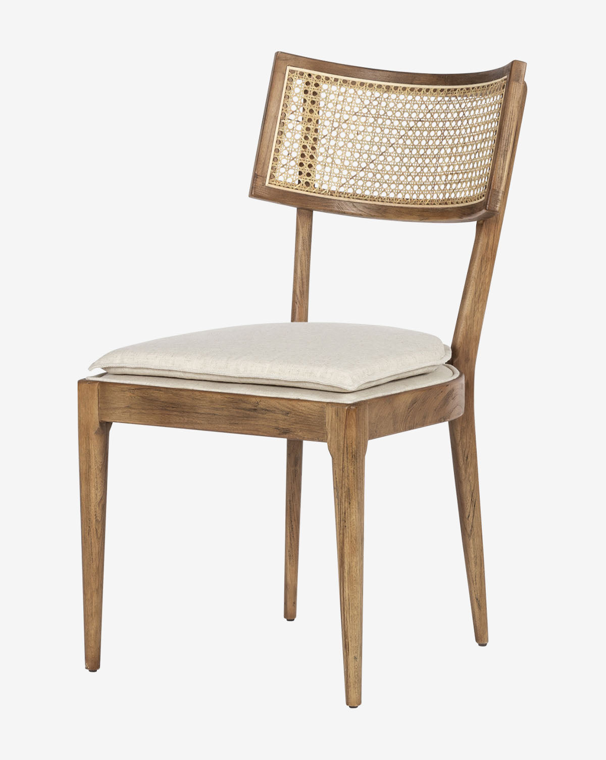 Odelle Modern Dining Chair - Sturdy Wooden Kitchen Chair with Upholstered Seat - Perfect for Dining Room, Kitchen, and Home Office Use