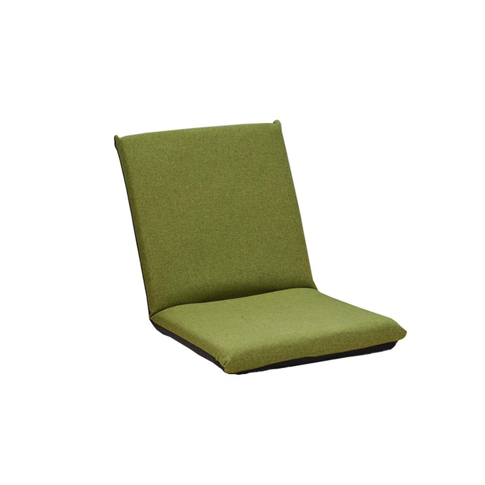 **LKH Adjustable Floor Chair with Back Support - 6-Speed Multi-Angle Gaming, Reading & Stadium Seat for Home, Office & Bleachers - 5 Colors (Green)**    *(Use for gaming, reading, meditation, stadium events, or as a compact home/office seating solution.)*