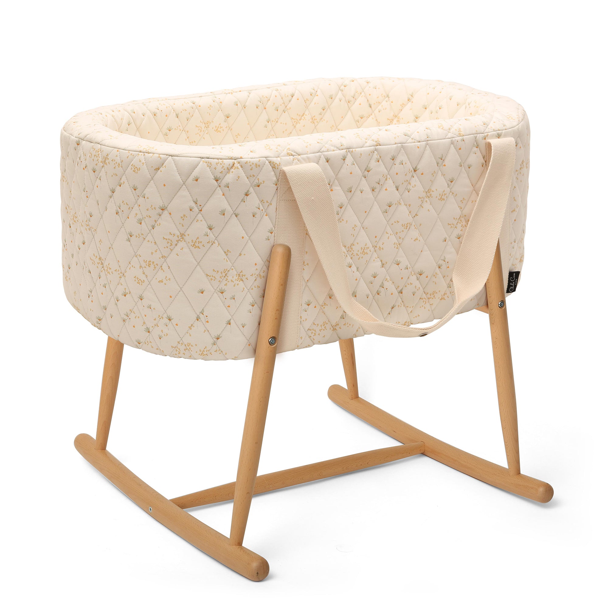 Charlie Crane KUKO Moses Basket - Premium Baby Bassinet for Newborns | Portable & Stylish Nursery Bed | Perfect for Home, Nursery, or Travel Use