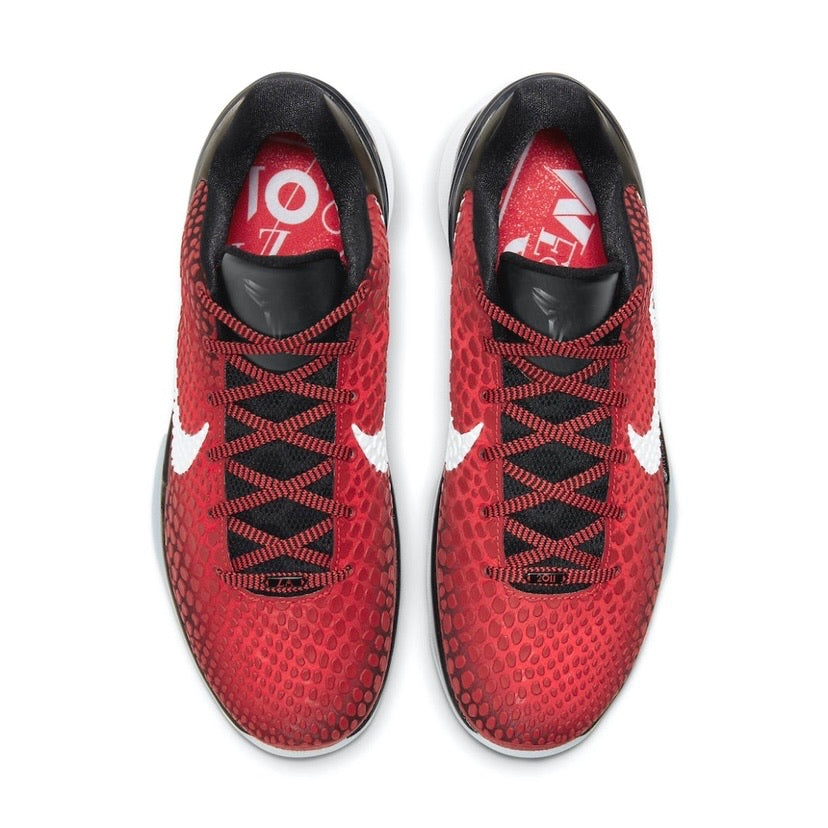Nike Kobe 6 Protro 2021 Challenge Red Basketball Shoes - Men's High-Performance Court Sneakers for Indoor & Outdoor Play - Perfect for NBA Fans and Streetball Enthusiasts
