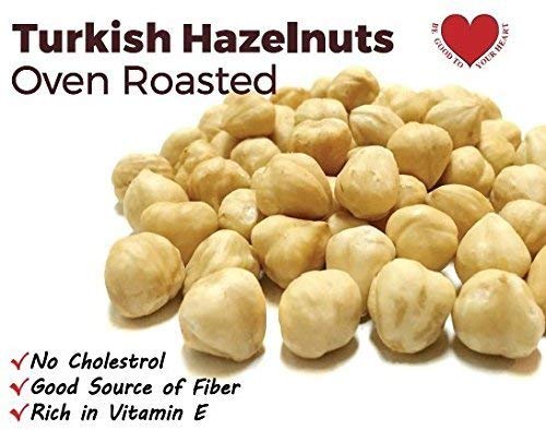Premium Turkish Roasted Hazelnuts by Rey-Sen Nuts - 5LB Bulk Pack | Non-GMO, Gluten-Free Snack | Perfect for Baking, Desserts & Healthy Snacking