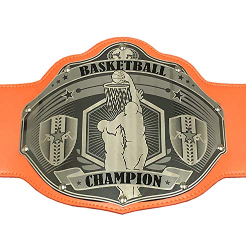 Custom Championship Basketball Trophy Belt - Personalized Text & Colors - Fast 2-Day Production - Perfect for NBA Playoffs, Sports Awards & Team Celebrations