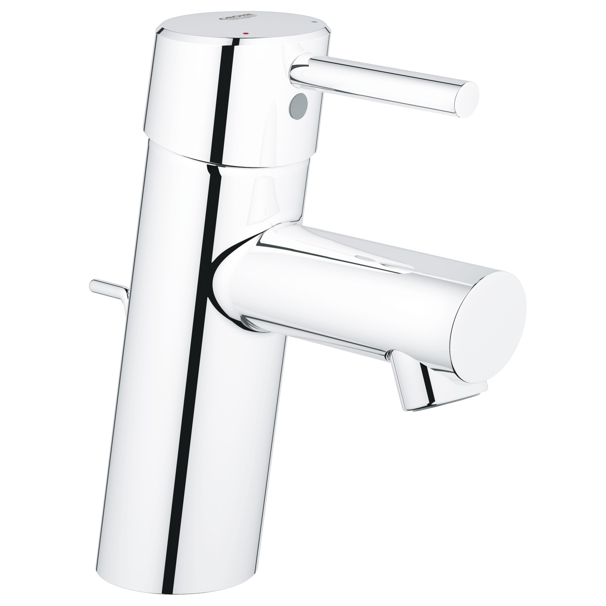 Grohe 34270001 Concetto Single-Handle Bathroom Faucet - 1.5 GPM Low Flow, Starlight Chrome Finish - Perfect for Modern Bathroom Vanities and Powder Rooms