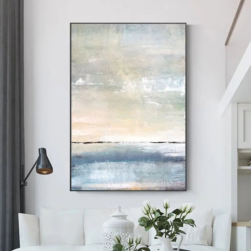 Ocean and Sky Painting #OS 012 - Stunning Seascape Wall Art for Home & Office Decor - Perfect for Living Room, Bedroom or Beach House