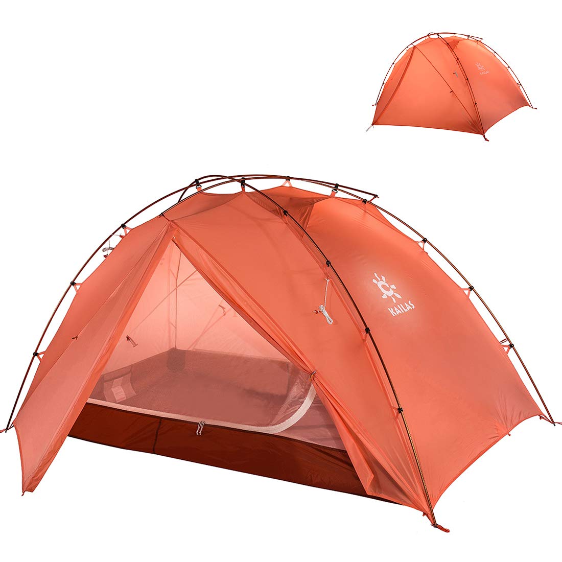 KAILAS Stratus 2-3 Person Lightweight Backpacking Tent - Waterproof & Windproof 3 Season Camping Tent for Hiking, Mountaineering & Outdoor Adventures