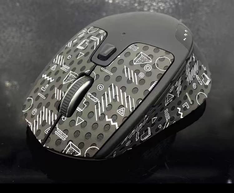 Non-Slip Mouse Grip Tape - Sweat-Resistant Side Grips for Logitech M720 Mouse - Improve Gaming & Office Work Comfort