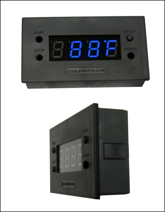 Coolerguys Digital LED Temperature Monitor - Accurate Thermal Sensor for PC, Server, Home & Office Use