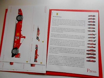 Rare Limited Edition Ferrari Press Kit 2000 - Collectible Memorabilia for Car Enthusiasts & Display at Home or Office