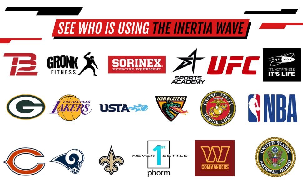 Gronk Fitness Inertia Wave - Dynamic Rubber Battle Ropes Alternative for Home Gym Workouts | Maximize Calorie Burn & Full Body Training | Best for Abs, Arms, and Cardio | Perfect for HIIT, Strength Training, and Weight Loss