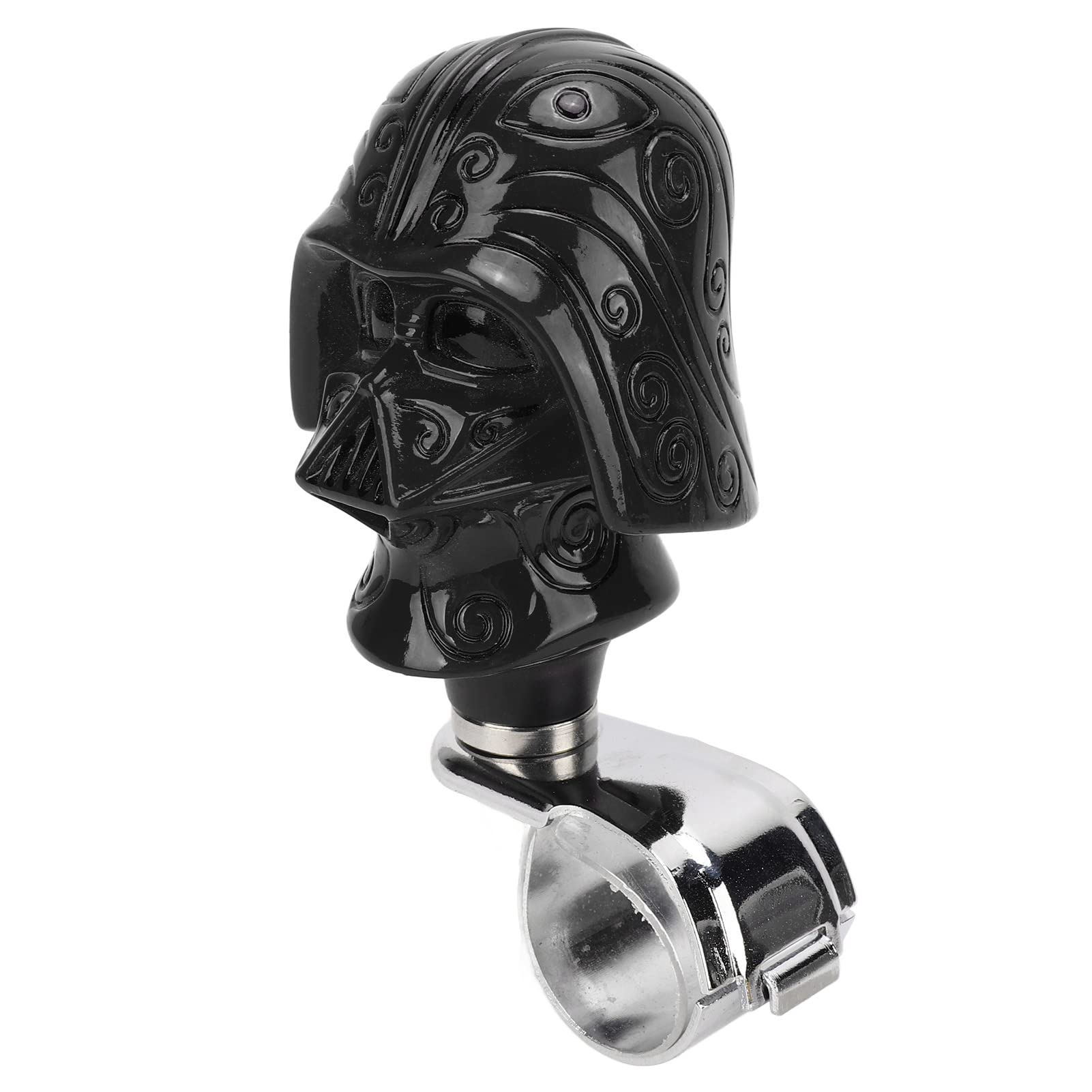 Warrior Wheel Turning Suicide Knob - 3cm Diameter Heavy-Duty Metal Resin Steering Wheel Spinner for Trucks & Heavy Vehicles | Perfect for Off-Roading, Towing & Long-Distance Driving