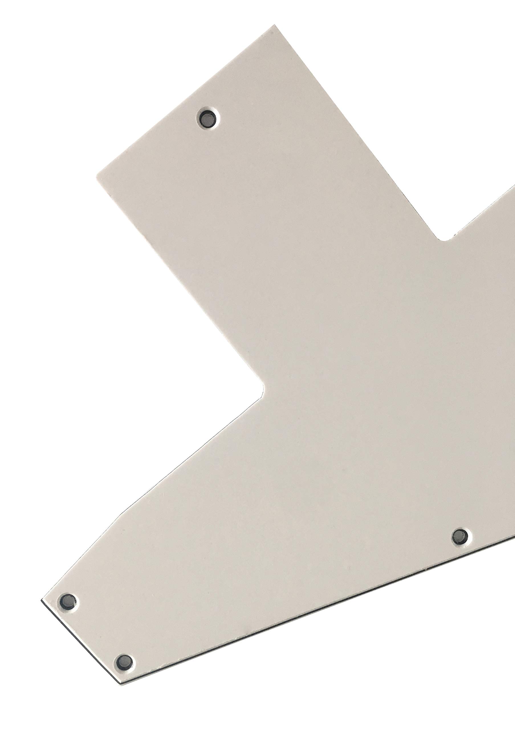 Gibson Explorer 76 Reissue Replacement Pickguard - 3-Ply White Blank Guitar Pickguard for DIY Customization | Perfect for Guitar Repair, Upgrades & Modifications