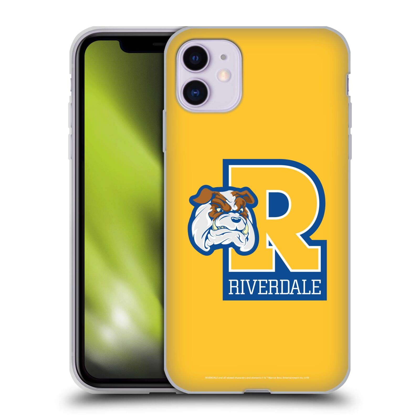 Officially Licensed Riverdale Bulldogs Logo iPhone 11 Case - Soft Gel Protective Cover for Apple iPhone 11 - Perfect for School Spirit, Sports Fans & Showcasing Team Pride