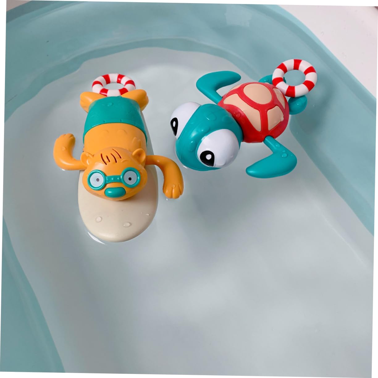UPKOCH 1pc Funny Animal Bath Toys for Kids - Cute Rubber Duck, Turtle & Whale Bath Time Play Set - Perfect for Bathtub Fun, Baby Shower Gifts & Sensory Play