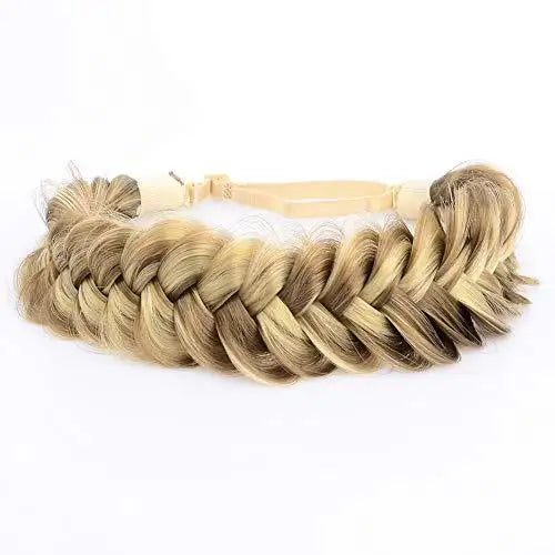 Stylish Synthetic Hair Braided Headband for Women – Fashionable Hair Accessory for Everyday Wear, Parties & Special Occasions