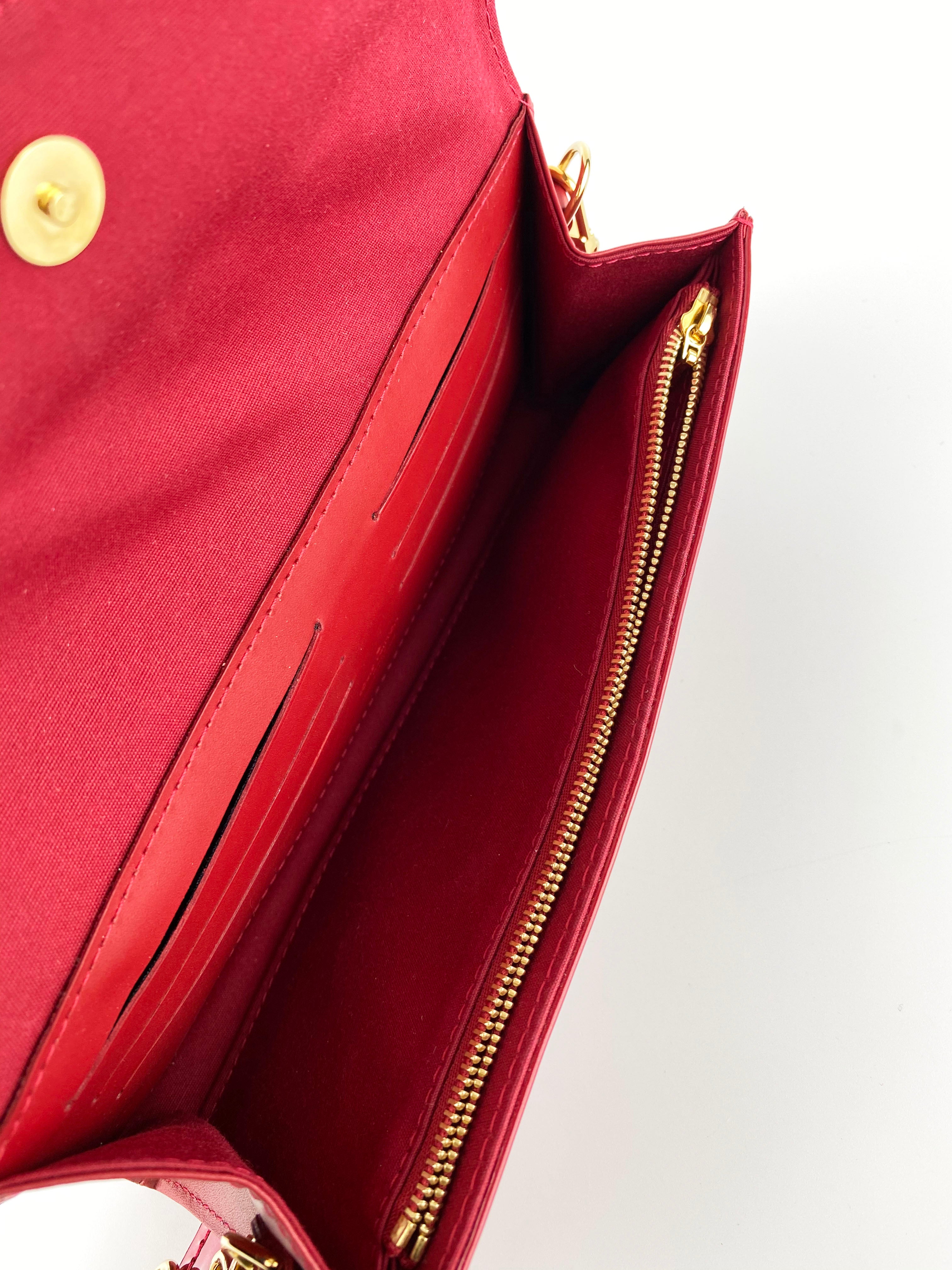 Authentic Louis Vuitton Sunset Blvd Bag in Red Vernis Leather - Luxury Designer Handbag for Women, Perfect for Parties, Date Nights & Special Occasions