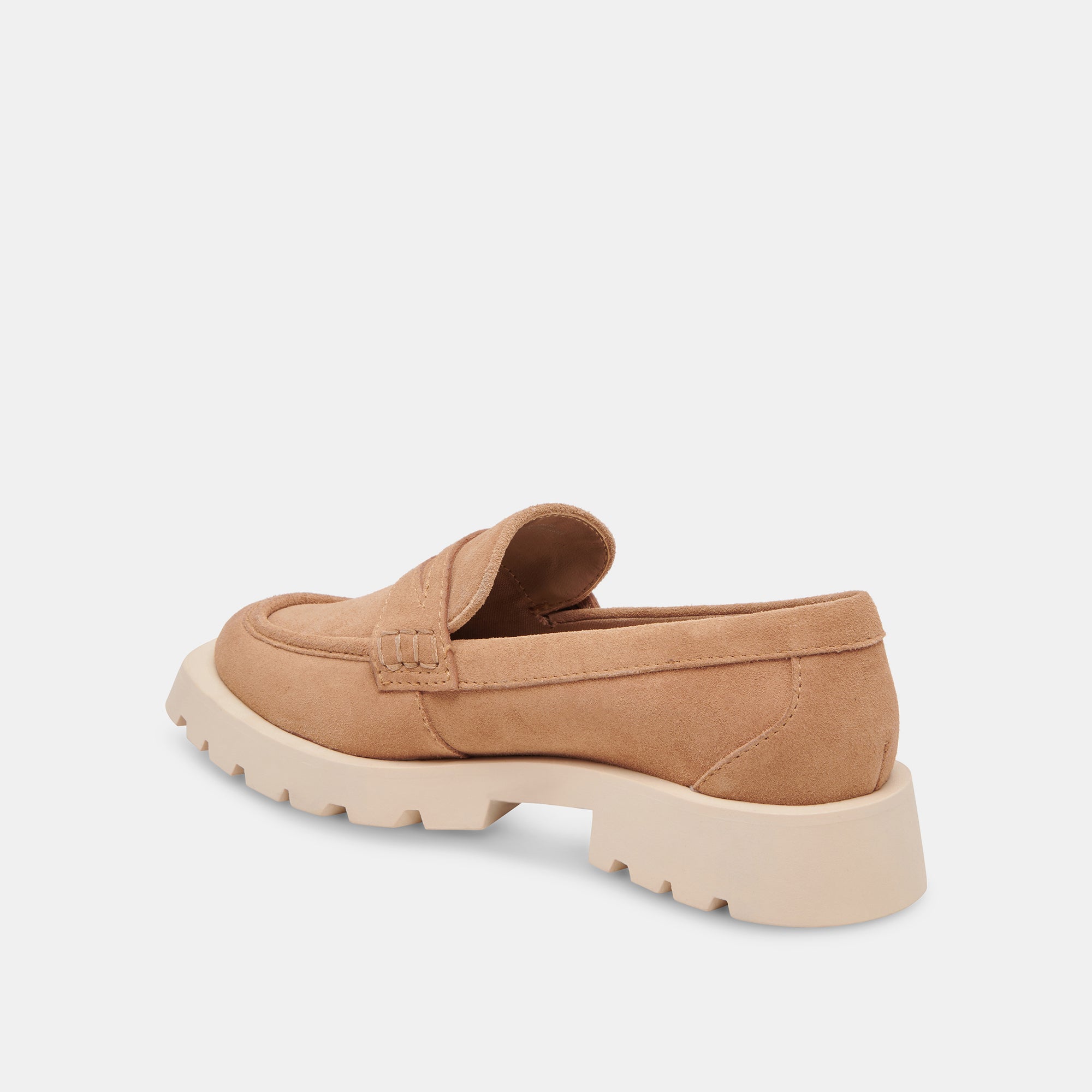 ELIAS FLATS TOFFEE SUEDE Women's Comfortable Loafers - Casual Slip-On Shoes for Work, Travel & Everyday Wear | re:vita Collection
