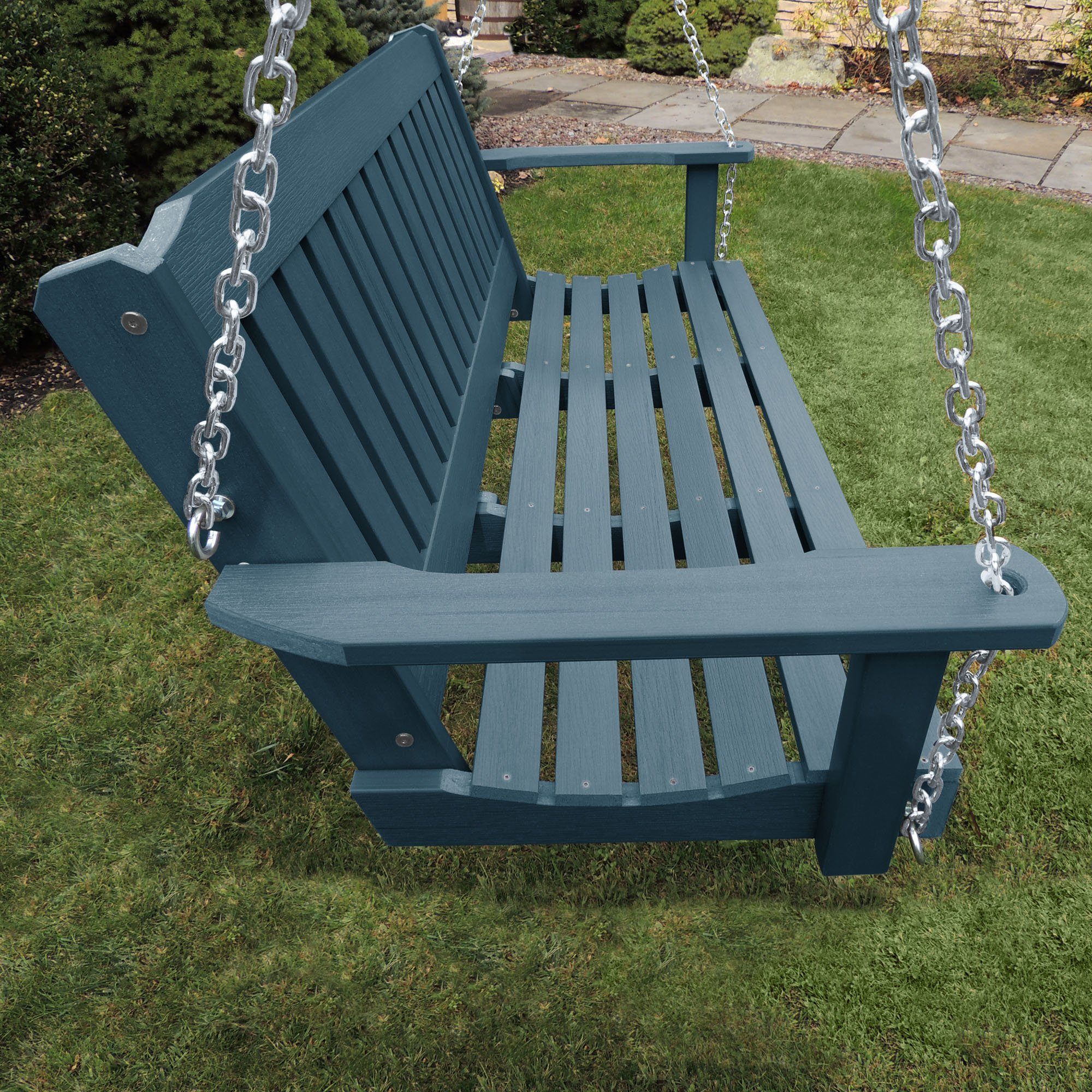 5ft Lehigh Porch Swing - Heavy Duty Outdoor Hanging Bench for Garden, Patio, Backyard Relaxation | Weather-Resistant & Comfortable Seating for Family & Friends