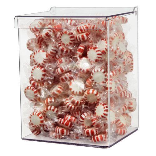 Clear Mini Single Bin Bulk Dispenser - Perfect for Organizing Small Items in Home, Office, or Retail Stores