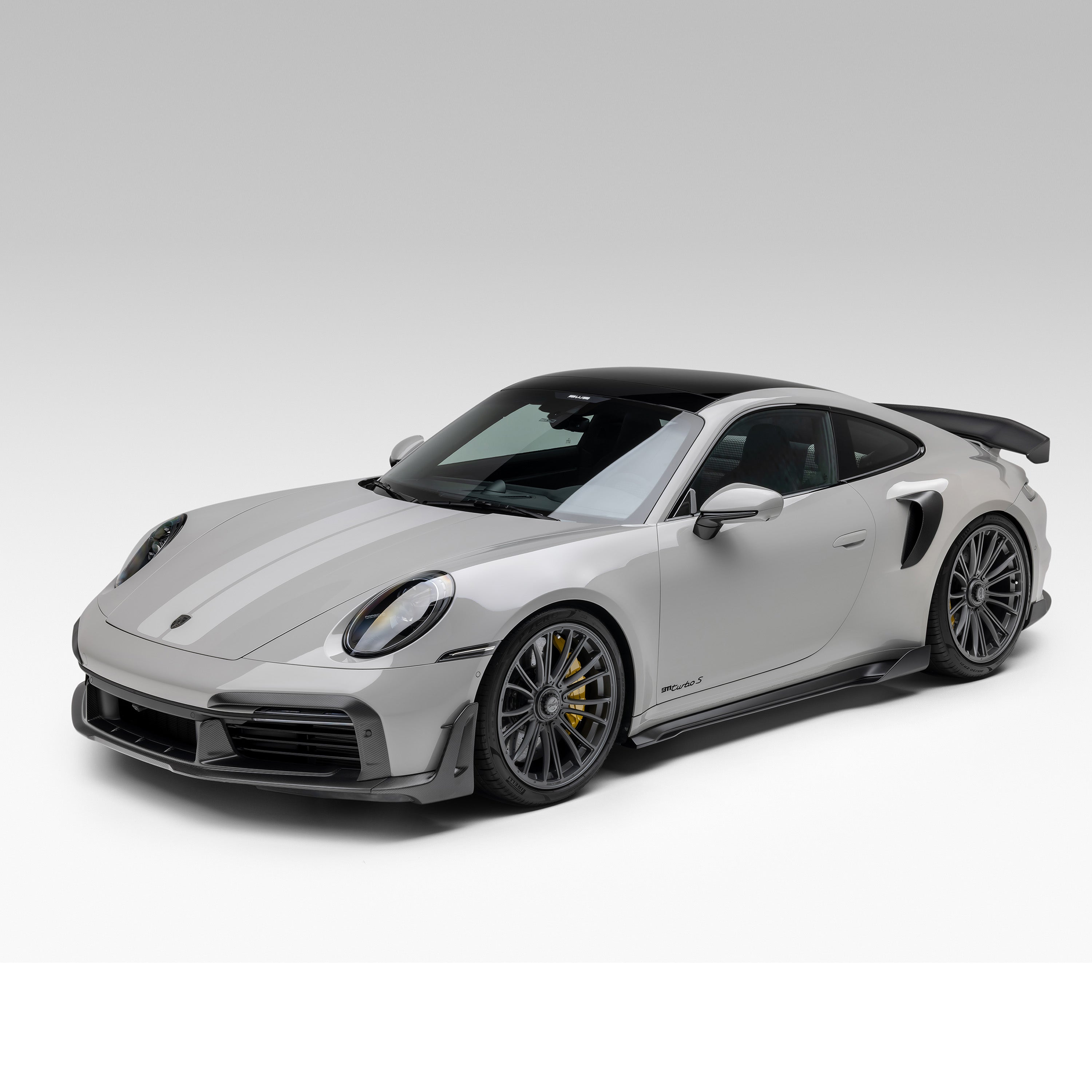 Porsche 992 Turbo S Aero Front Intake Trim - High Performance Carbon Fiber Air Intake Cover for Porsche 911 (2019-2023) | Enhances Engine Cooling & Sporty Appearance | Perfect for Racing & Car Shows