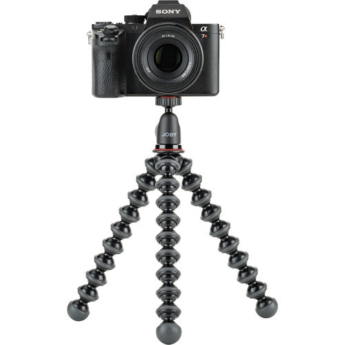 JOBY GorillaPod 1K Compact Flexible Tripod with Ball Head - Lightweight Travel Tripod for Smartphones, DSLR Cameras & Action Cameras - Perfect for Vlogging, Photography & Outdoor Adventures