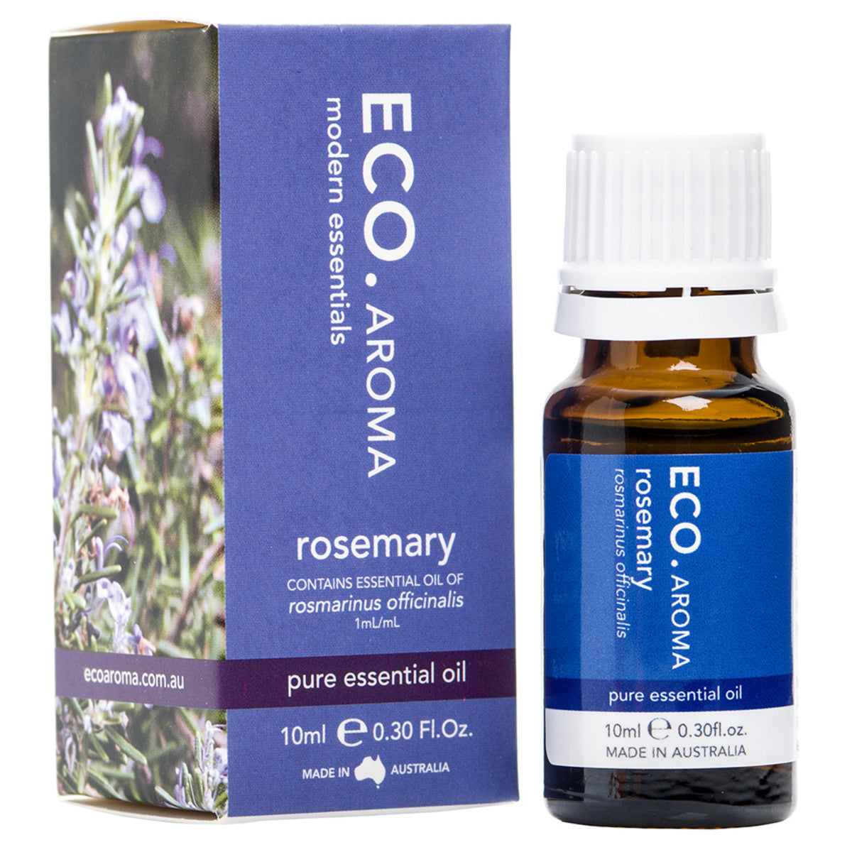 ECO Aroma 100% Pure Rosemary Essential Oil - 10ml Bottle for Aromatherapy, Hair Growth & Relaxation | Diffuser, Massage & DIY Skincare Use