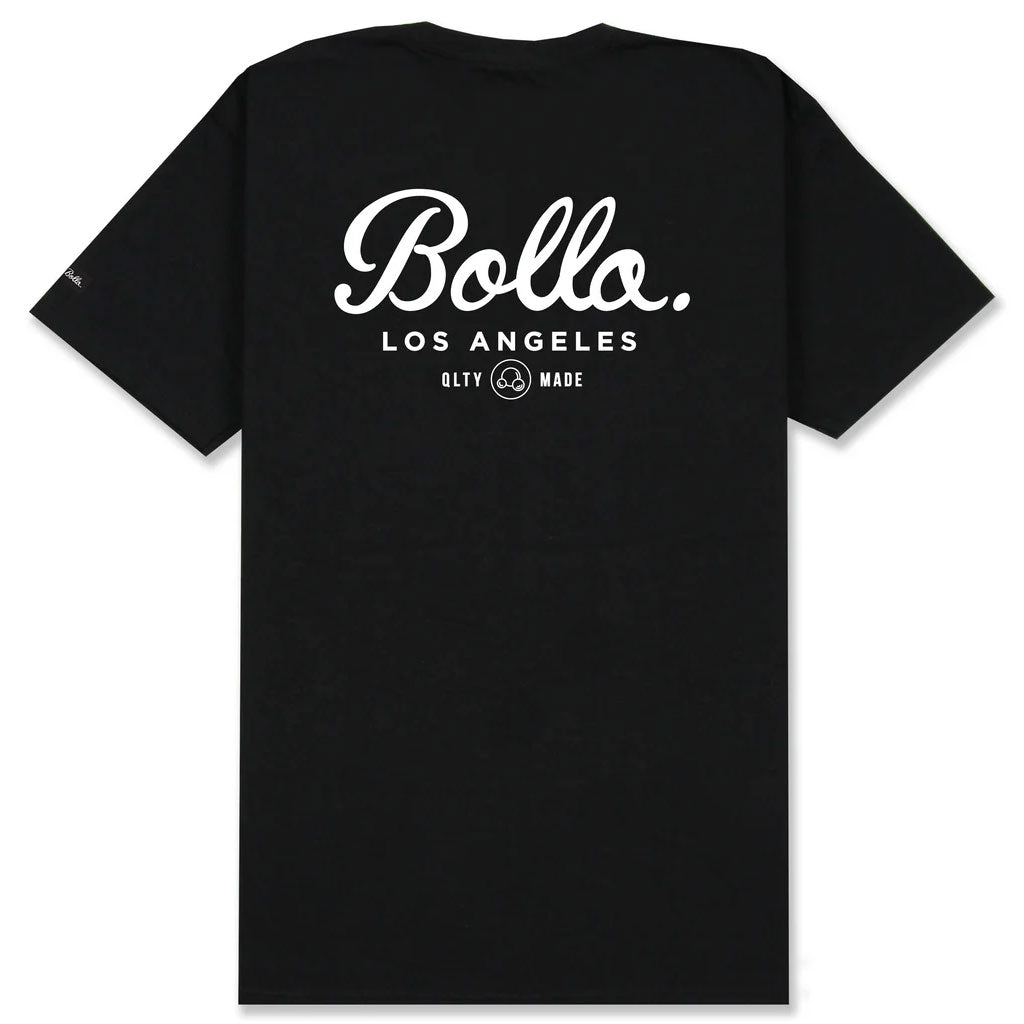 Bolla Insignia City: LA Short Sleeve T-Shirt for Men & Women - Black - Casual Streetwear for Urban Lifestyle & Travel