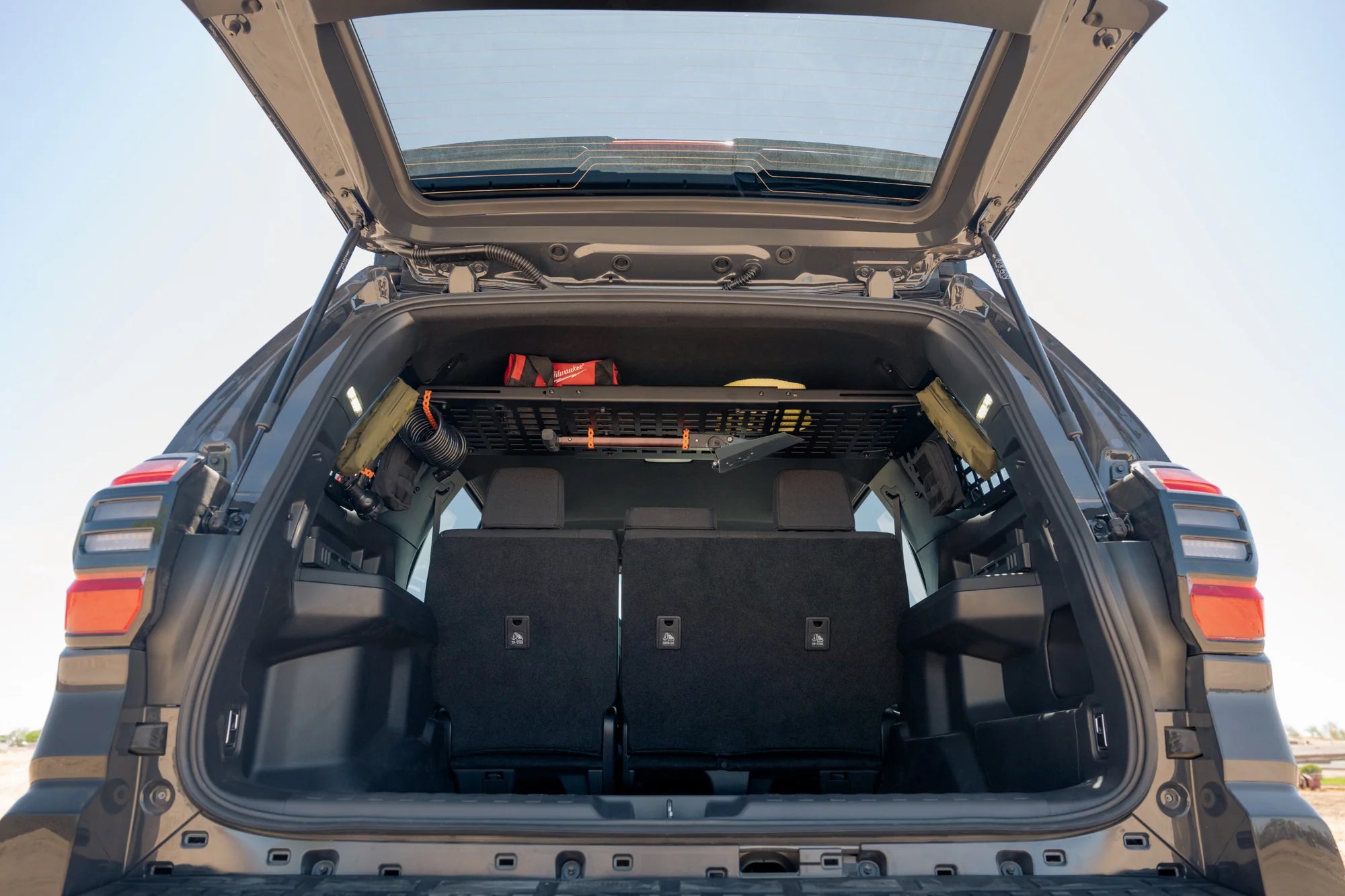 Rago Fabrication MOLLE Panel Storage Shelf for 2025+ Toyota 4Runner - Heavy Duty Vehicle Organizer for Off-Road Gear & Camping Equipment