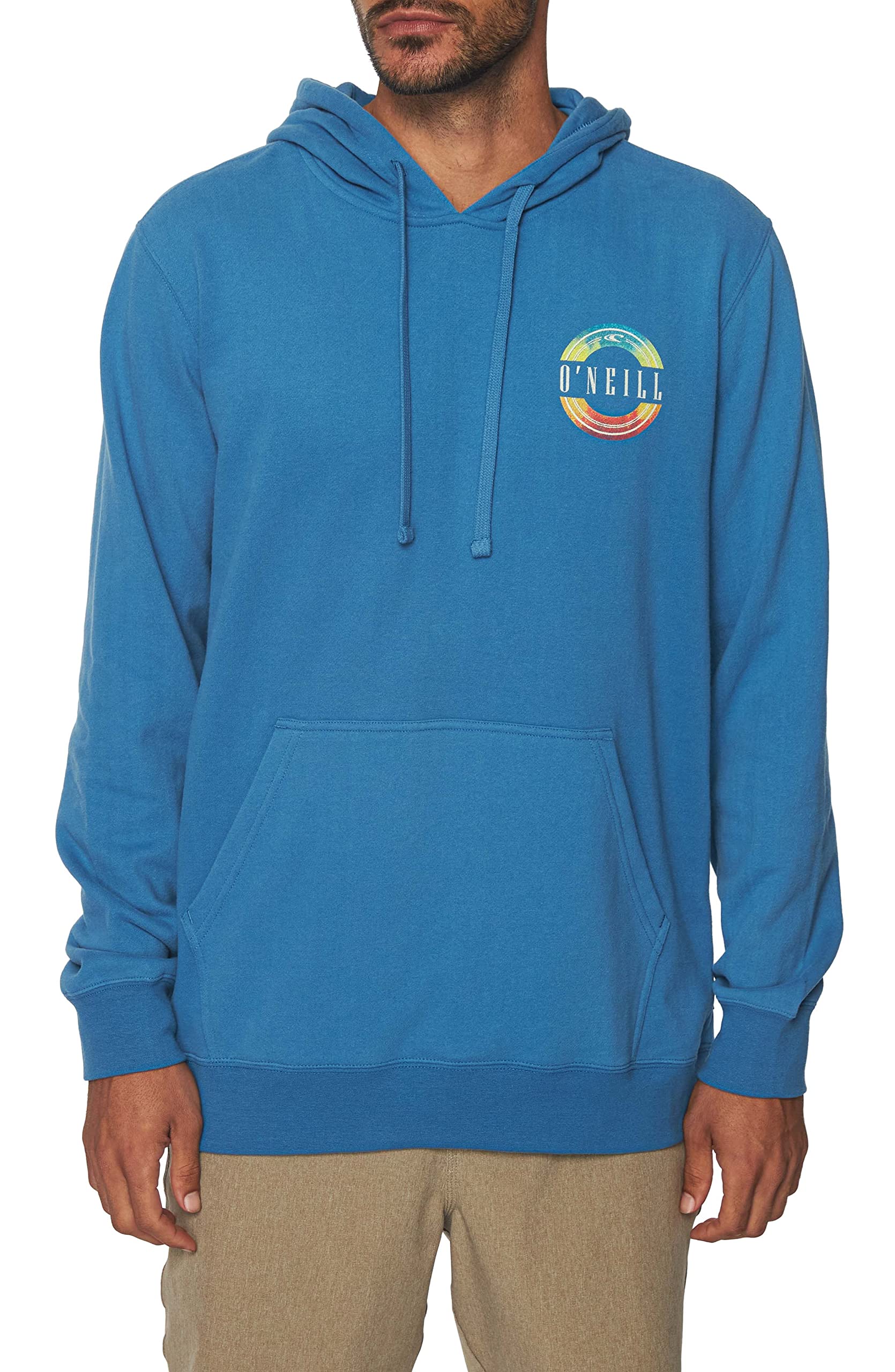O'NEILL Men's Fifty Two Hooded Pullover Fleece Sweatshirt - Long Sleeve Graphic Hoodie with Pocket | Warm Casual Wear for Outdoor Activities, Hiking & Street Fashion