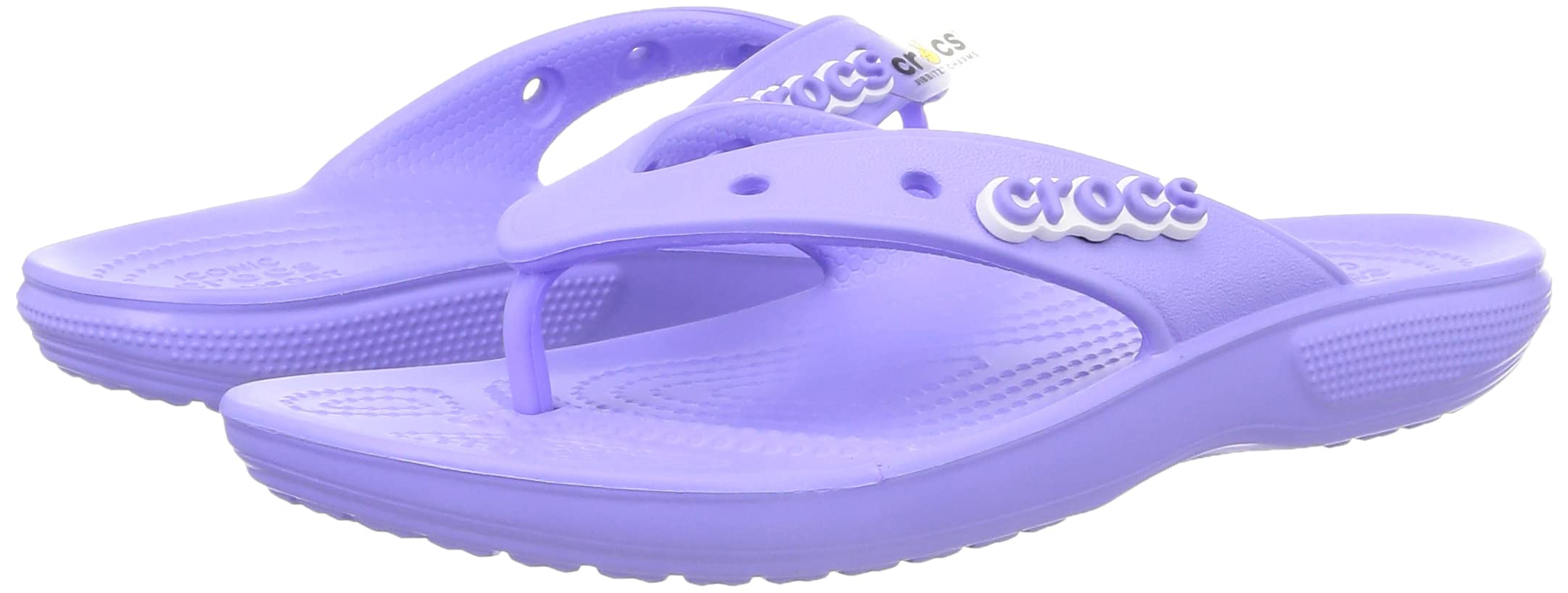Crocs Classic Flip Flops for Women & Men - Comfortable Beach Sandals for Summer, Pool, Travel & Outdoor Activities