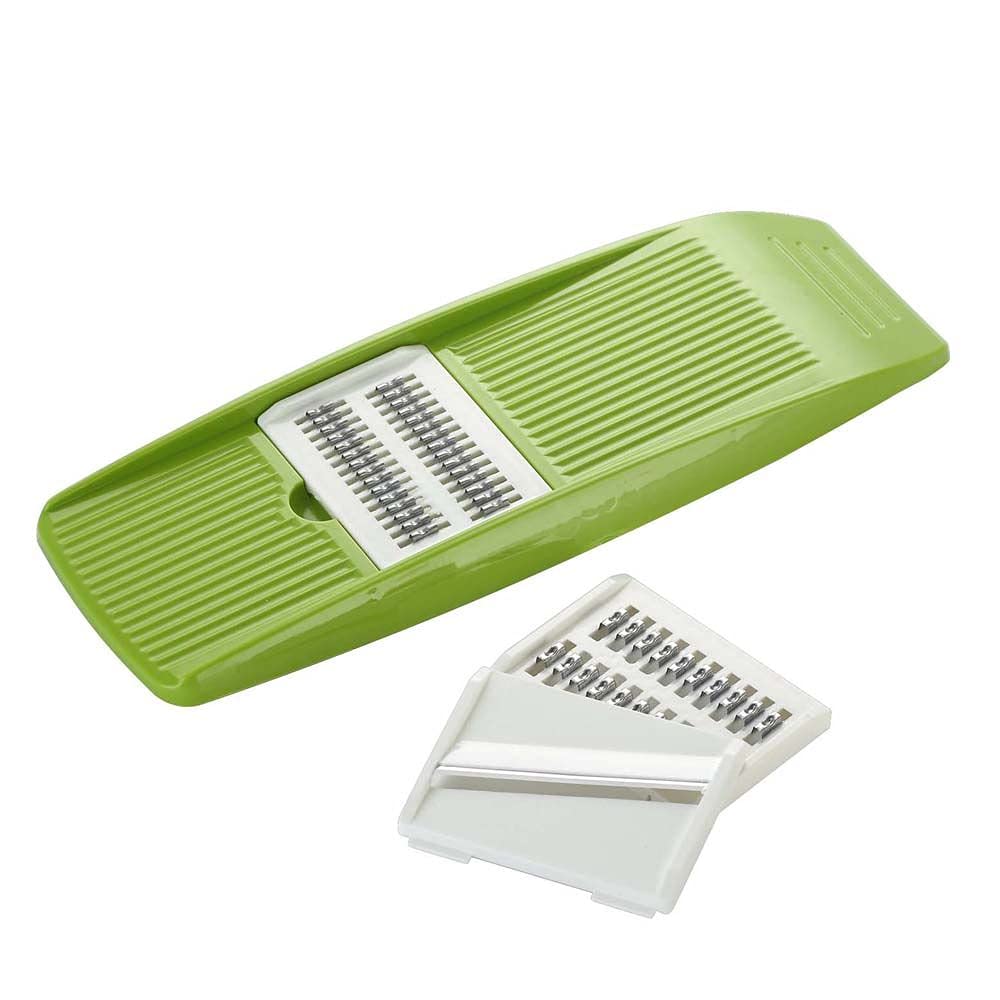 Stainless Steel Vegetable Slicer with 3 Blades - Multi-Purpose Julienne Cutter for Potatoes, Carrots, Cheese & More | Perfect for Meal Prep, Salad Making & Healthy Cooking