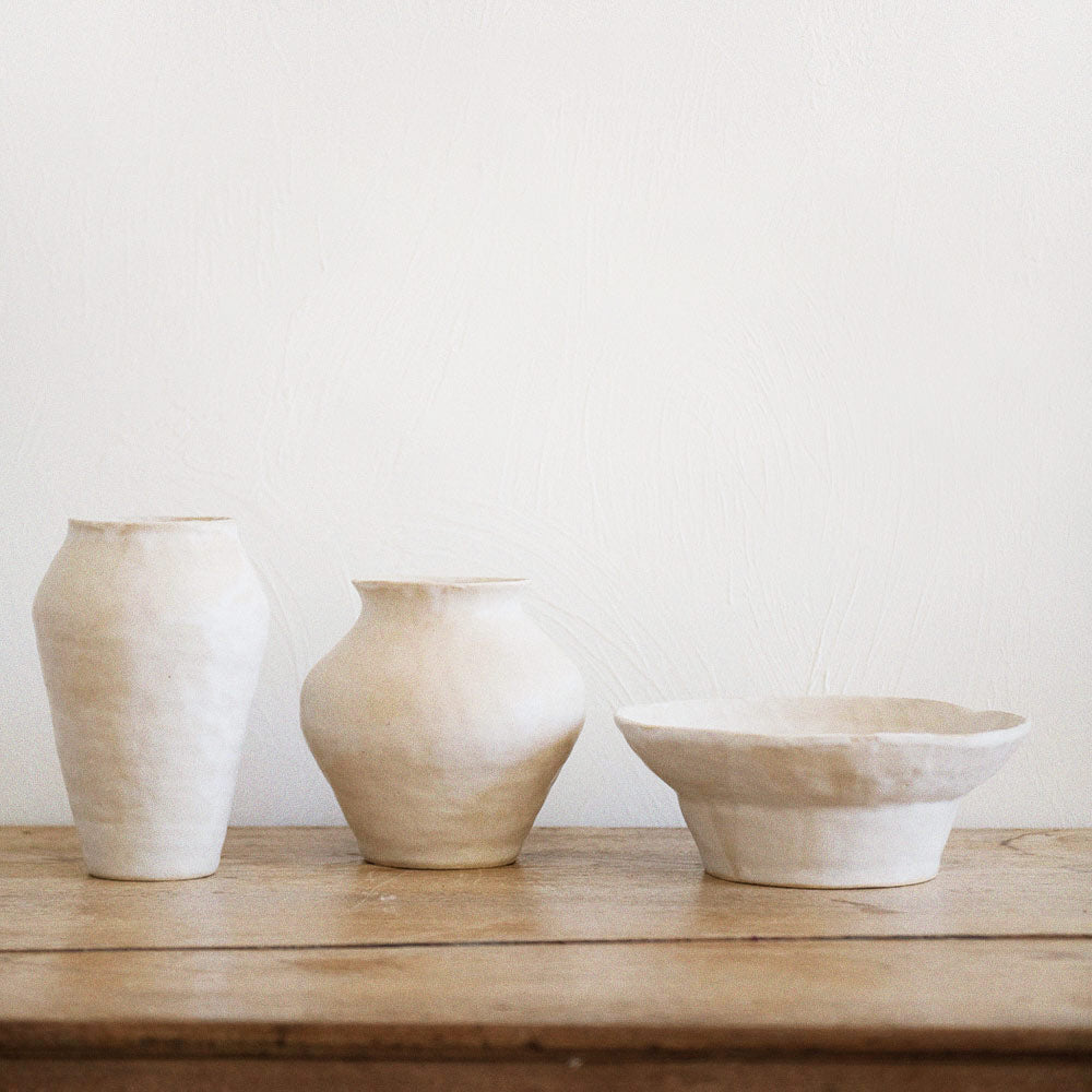 Handmade Ceramic Vessel - Natural Clay Pot for Home Decor, Kitchen Storage & Plant Holder | Perfect for Boho Style, Farmhouse Decor & Gift Giving