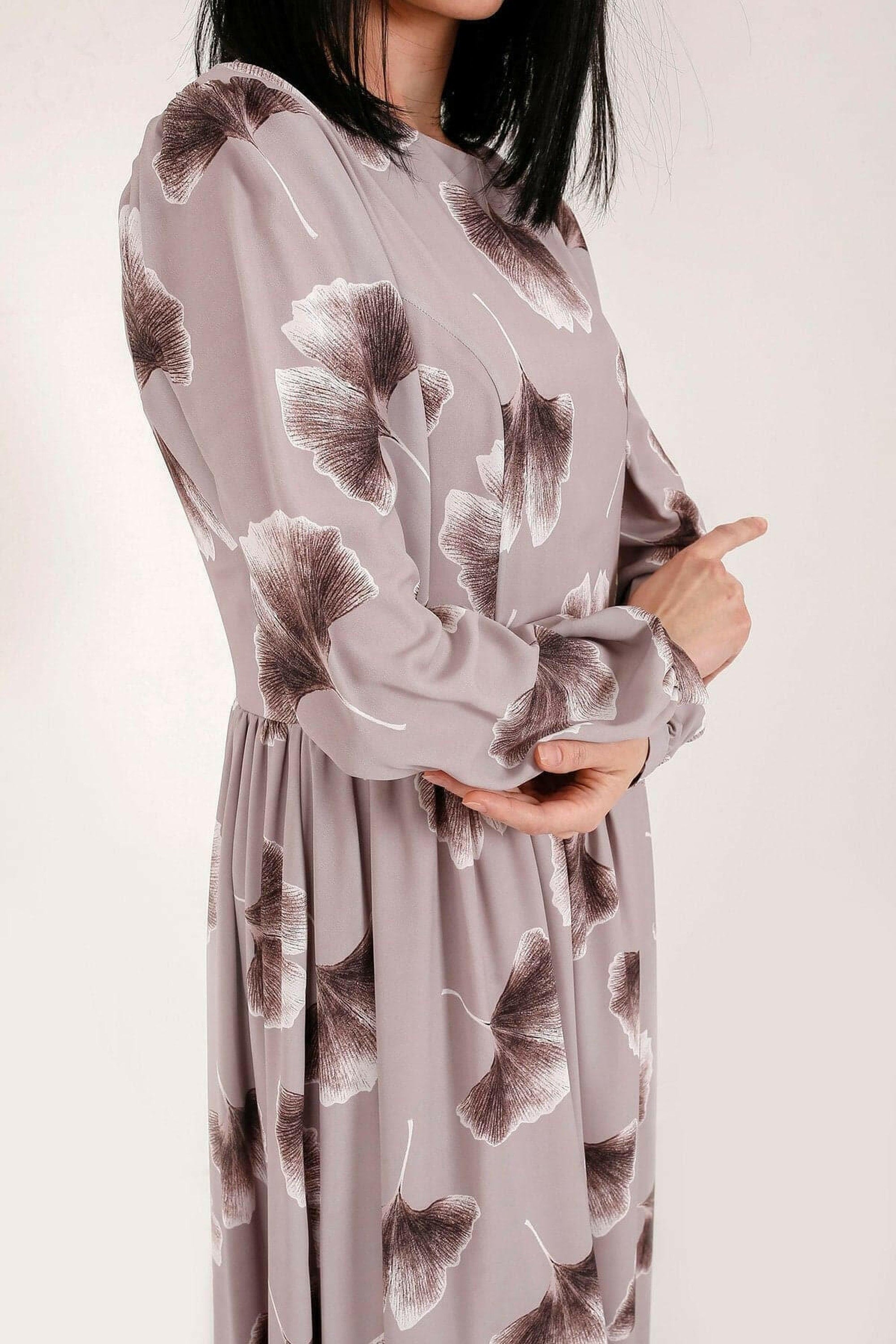 Tammy Long Sleeve Maxi Dress for Women - Elegant Flowy Summer & Fall Dress for Beach, Wedding & Party Occasions
