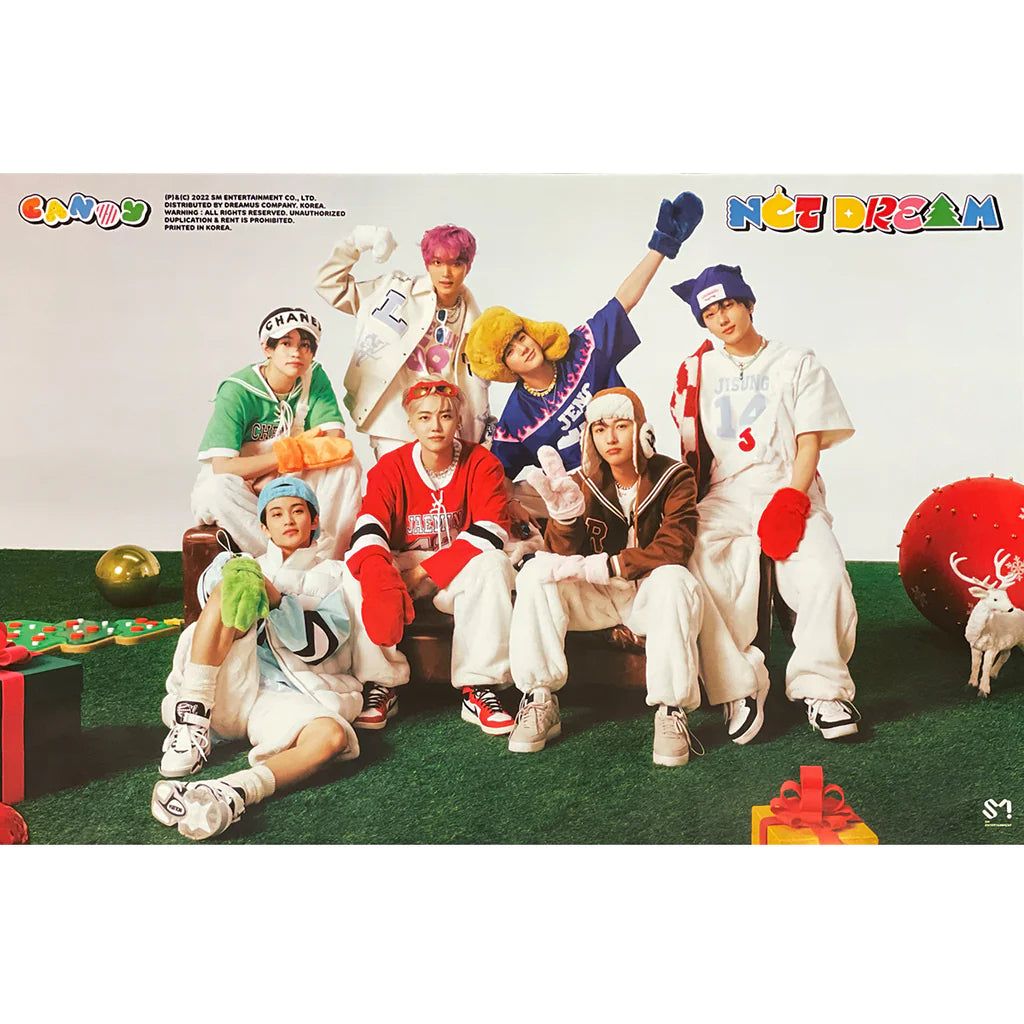 NCT DREAM WINTER SPECIAL MINI ALBUM 'CANDY' Official Poster - Kpop Merchandise for Fans, Room Decor & Gift Idea