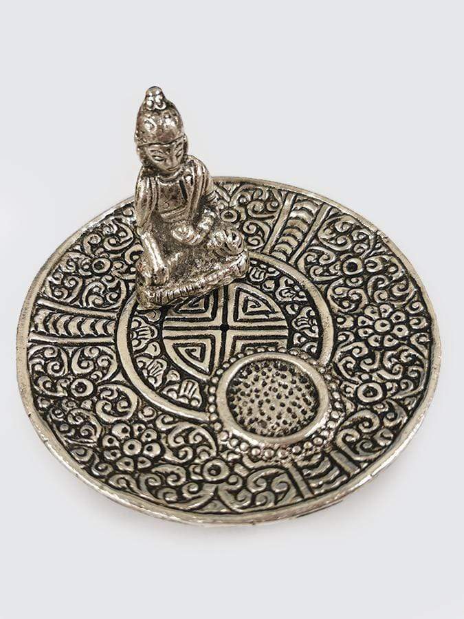 Antique Buddha Incense Holder Burner - Handcrafted Brass Incense Burner for Meditation, Yoga & Home Decor | Perfect for Zen Spaces, Altars & Spiritual Practices