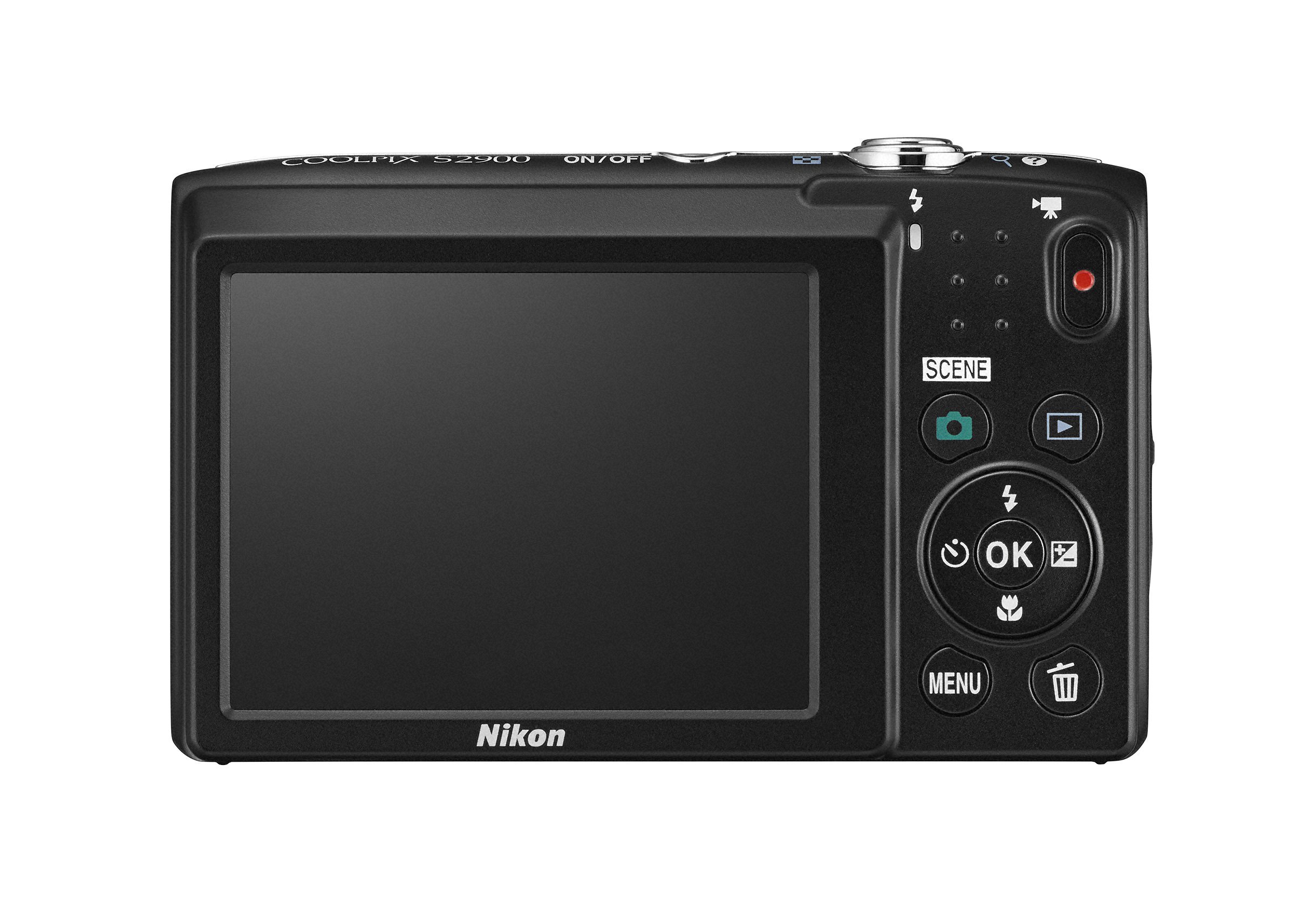 Nikon COOLPIX S2900 16MP Digital Camera with 8x Optical Zoom - Silver (S2900SL) | Compact & Lightweight for Travel, Vlogging & Everyday Photography