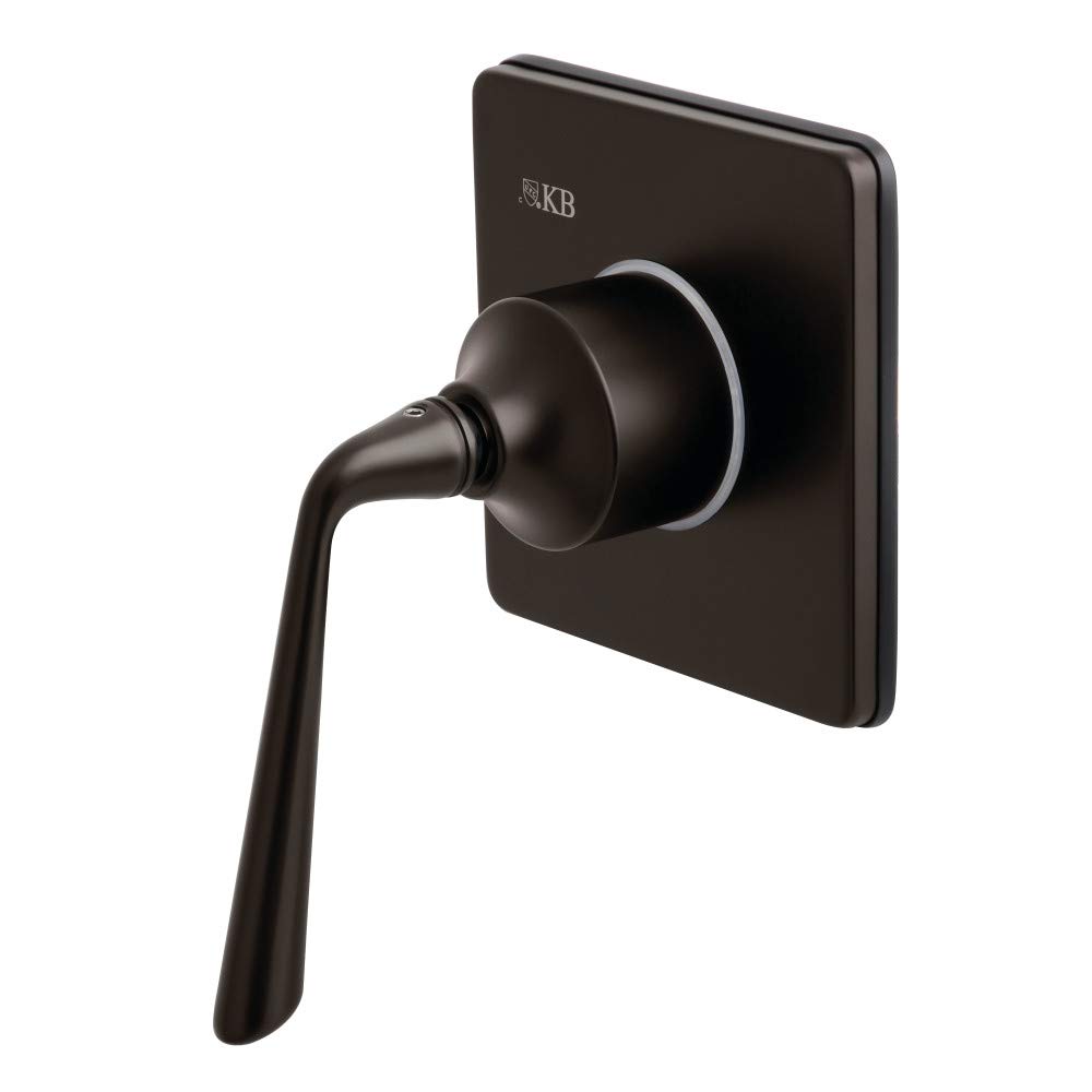 Kingston Brass KS3045ZL 3-Way Diverter Valve with Trim Kit in Oil Rubbed Bronze Finish - Perfect for Shower, Bathtub, and Spa Plumbing Systems