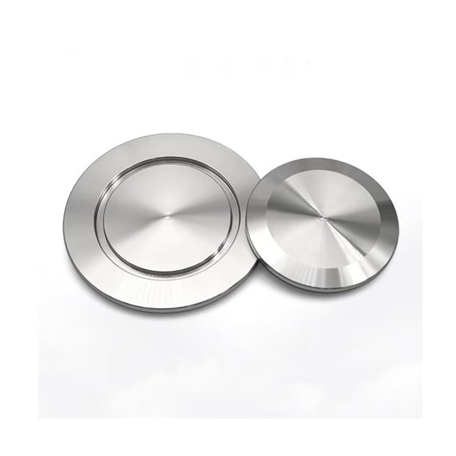 2PS KF40 Vacuum Fittings - Stainless Steel KF 40 Tri Clamp Blank Flange Plate, Blind Cap & End Caps for Dairy, Food, Wine, Beverage & Cosmetics Processing - Perfect for Industrial Vacuum Systems & Laboratory Equipment