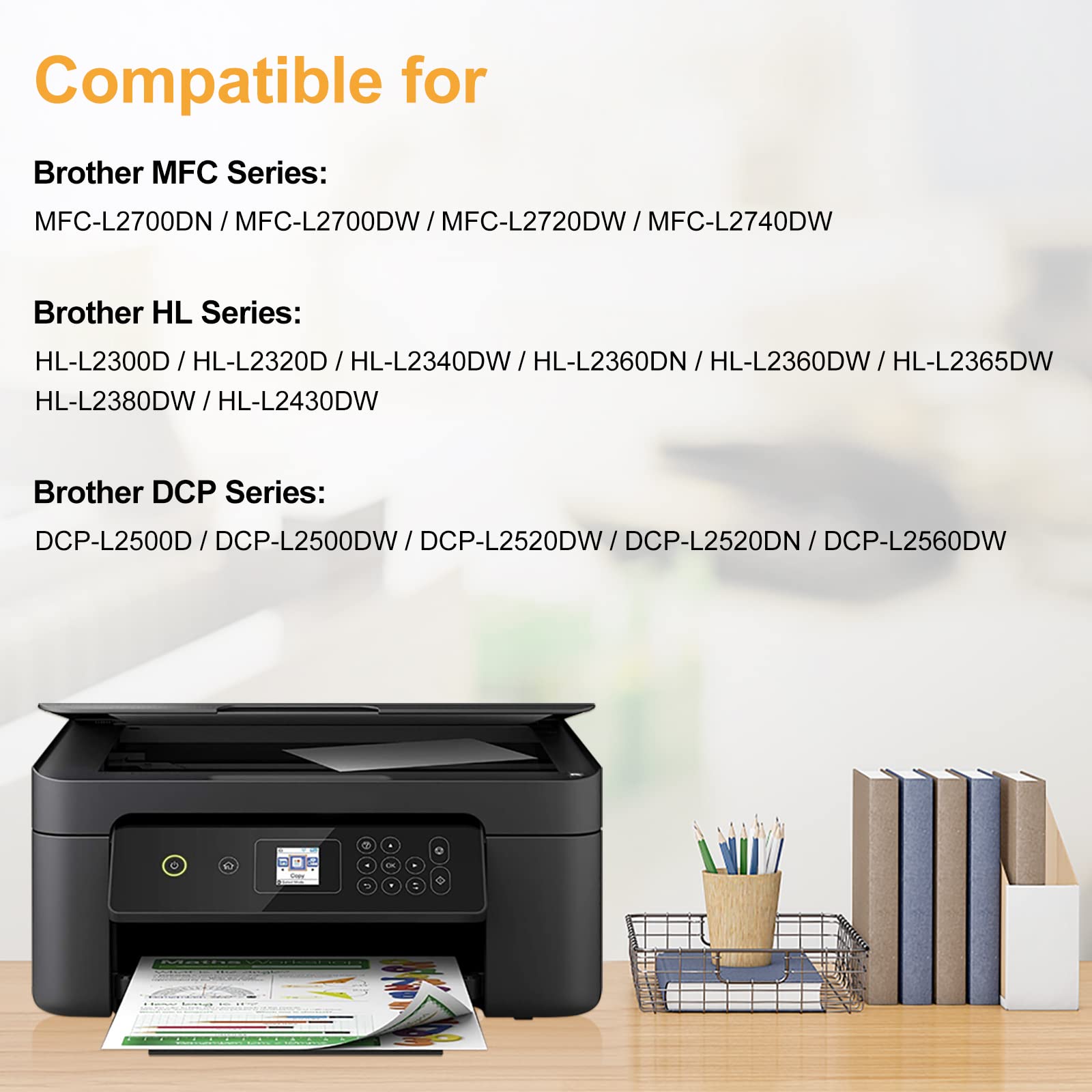 Brother TN2320 Toner Cartridge - 2-Pack for MFC-L2700DN Printers | Office & Home Use