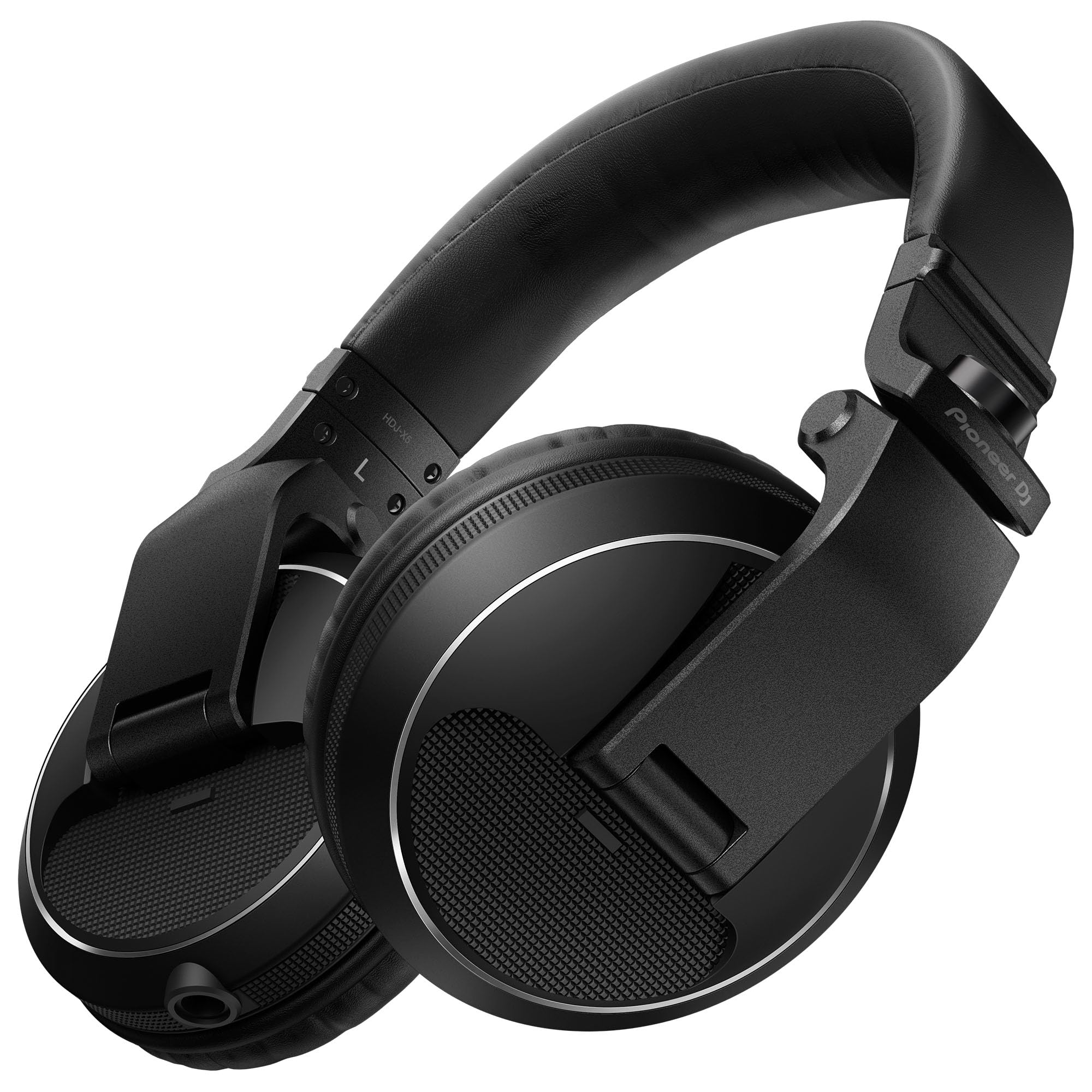 Pioneer HDJ-X5 Professional Over-Ear DJ Headphones with Carrying Case & Cleaning Cloth - High-Quality Sound Isolation for DJing, Music Production & Live Performances (Black)