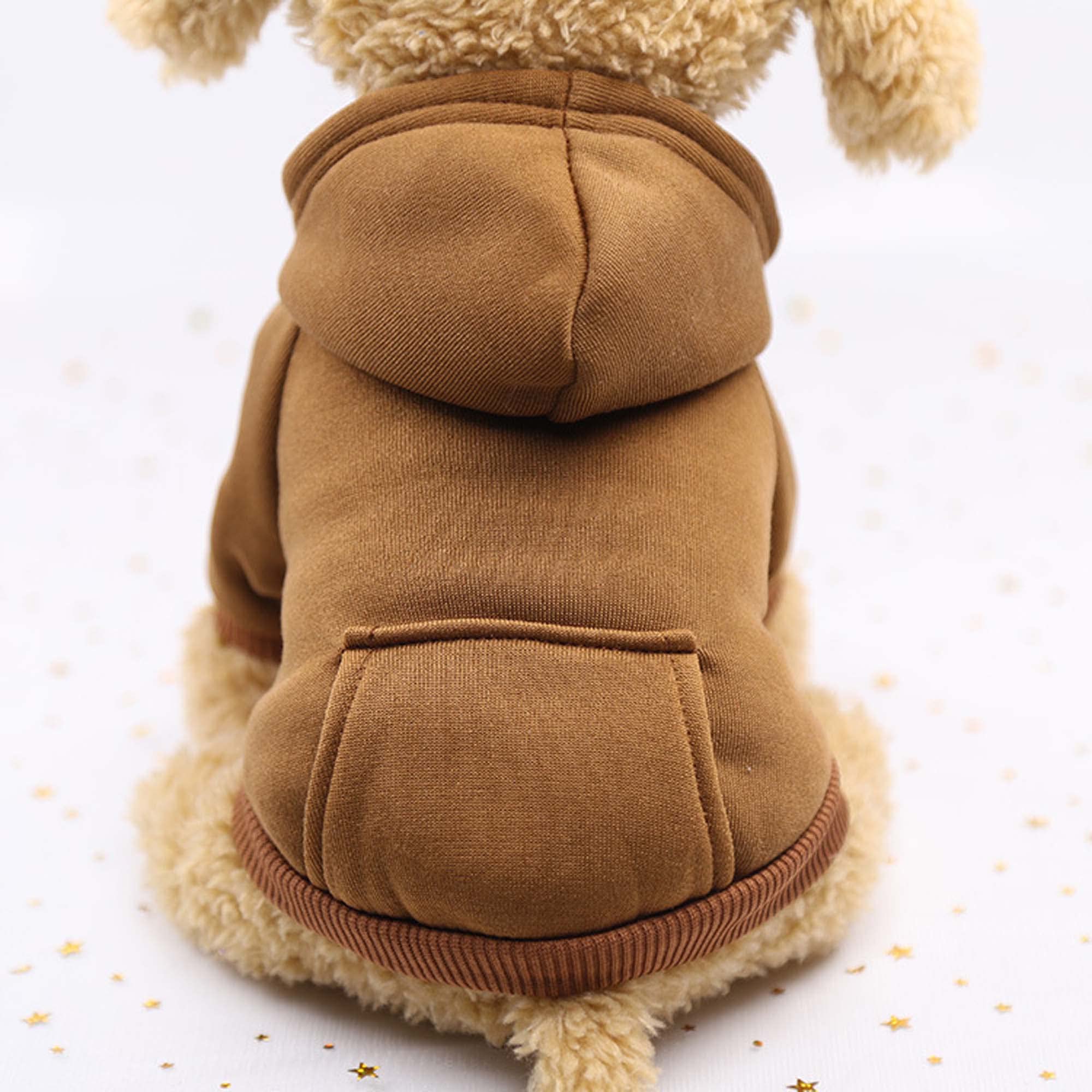 Sayelo Pet Clothes - Dog Sweater with Pockets, Two-Leg Design, Sports Style - Warm & Stylish Outfit for Small to Medium Dogs - Perfect for Outdoor Walks, Winter Adventures & Photo Shoots