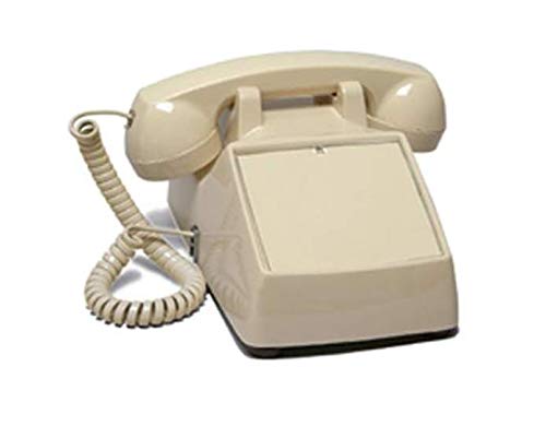Industrial Auto Dialer Desk Phone - No Dial Hot Dialer (Ash/Beige/Ivory) for Office, Call Center & Business Communications